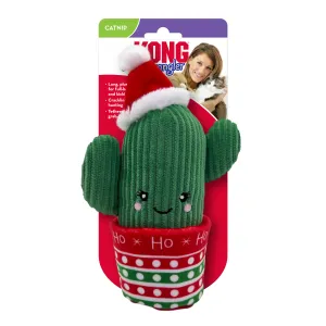 KONG Holiday Wrangler™ Cactus 2024 | Christmas Kicker Cat Toy