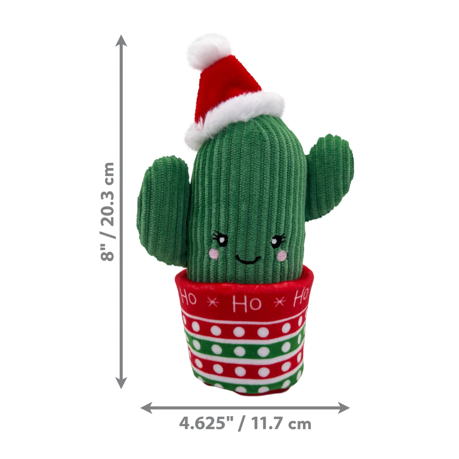 KONG Holiday Wrangler™ Cactus 2024 | Christmas Kicker Cat Toy