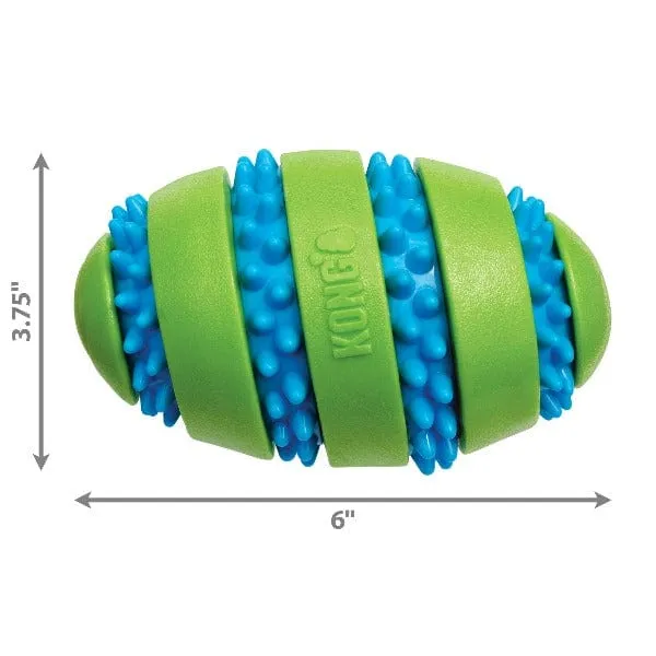 KONG Squeezz Goomz Football Dog Toy