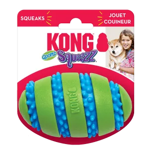 KONG Squeezz Goomz Football Dog Toy