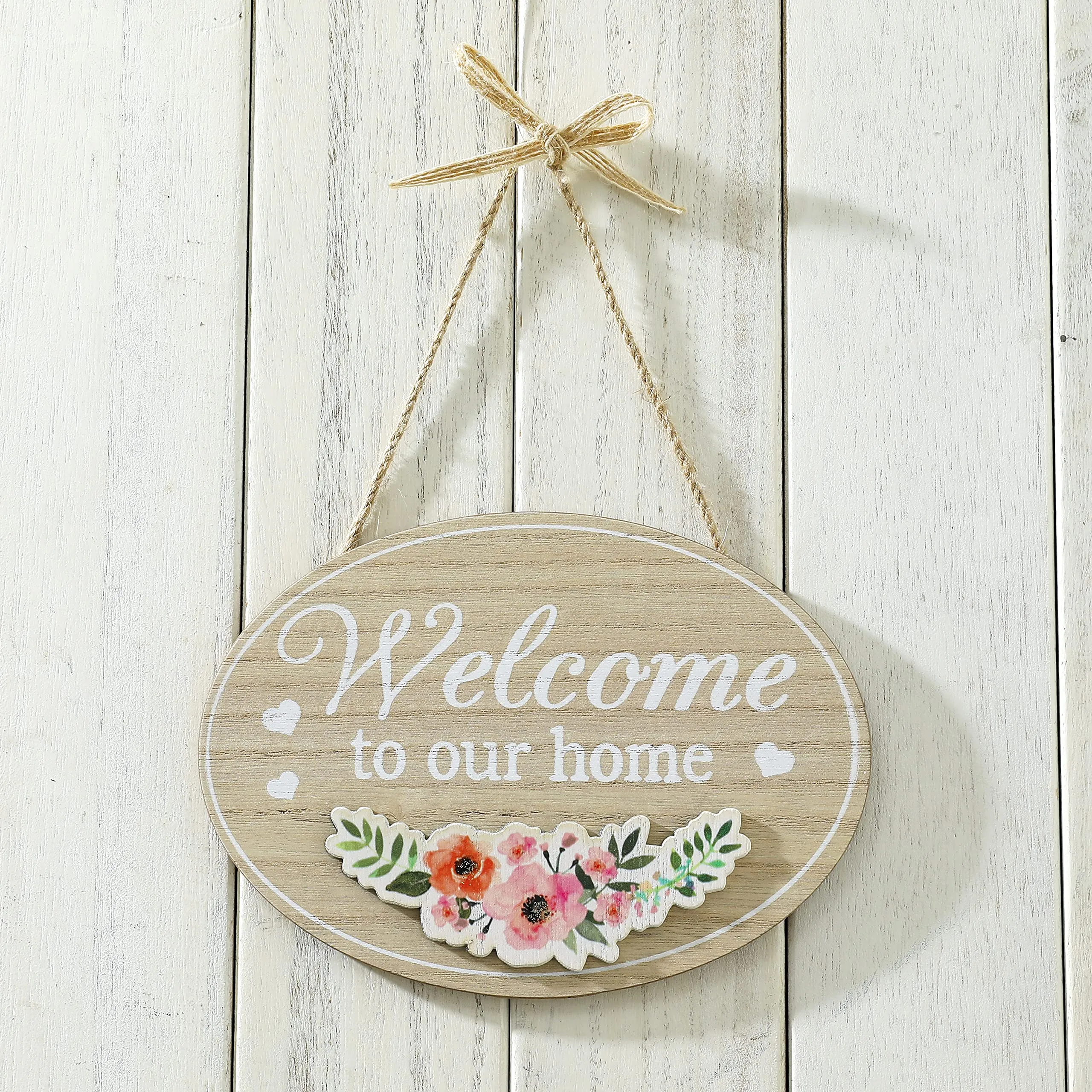 Kuber Industries Door Decor Panel|Wall Hanging Wooden Frame Board (Cream)