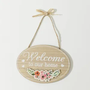 Kuber Industries Door Decor Panel|Wall Hanging Wooden Frame Board (Cream)