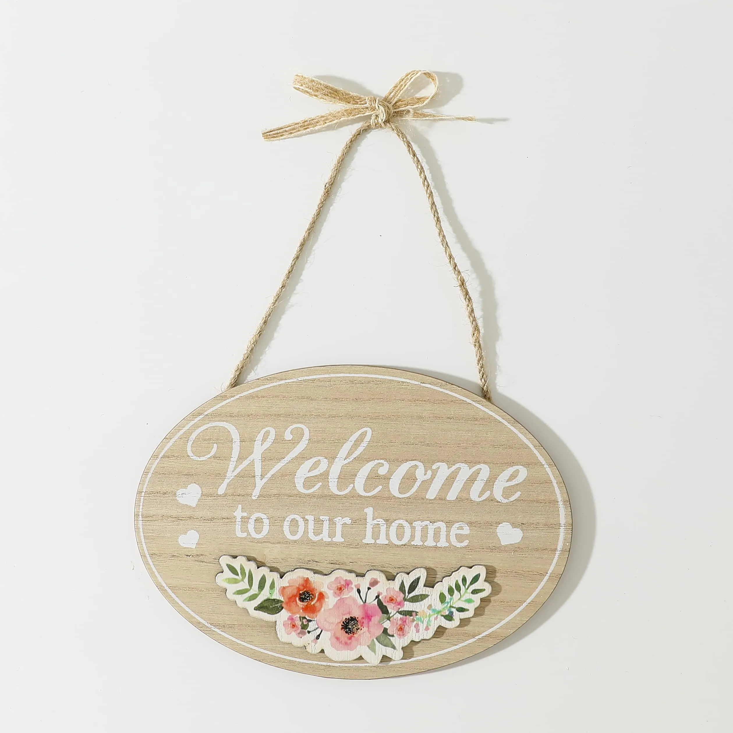 Kuber Industries Door Decor Panel|Wall Hanging Wooden Frame Board (Cream)
