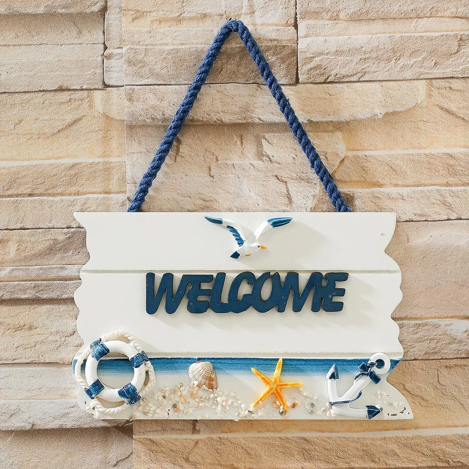 Kuber Industries Door Decor Panel|Wall Hanging Wooden Frame Board-Pack of 6 (White)