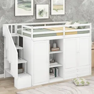 Lofty Haven: The Ultimate Storage Bed