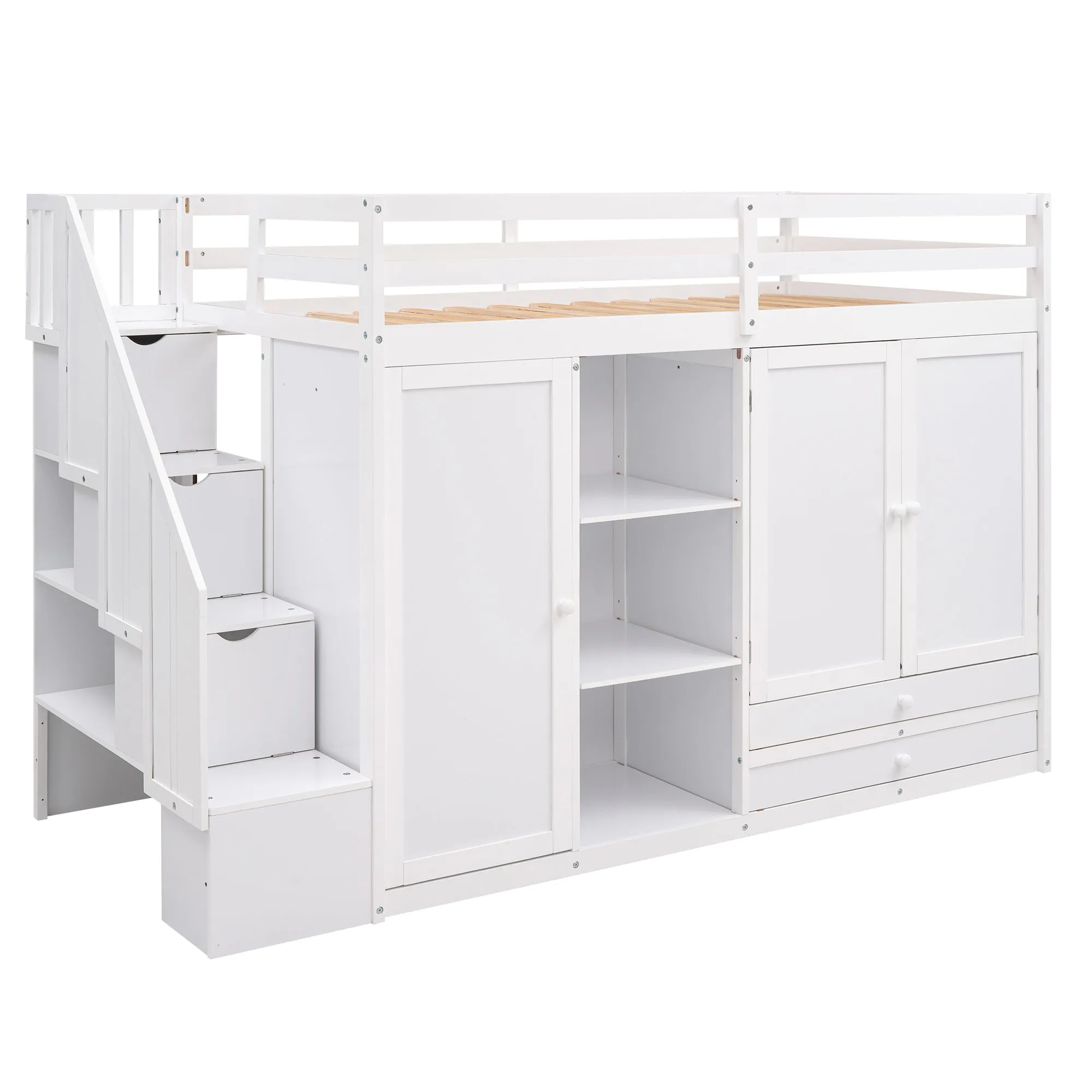 Lofty Haven: The Ultimate Storage Bed