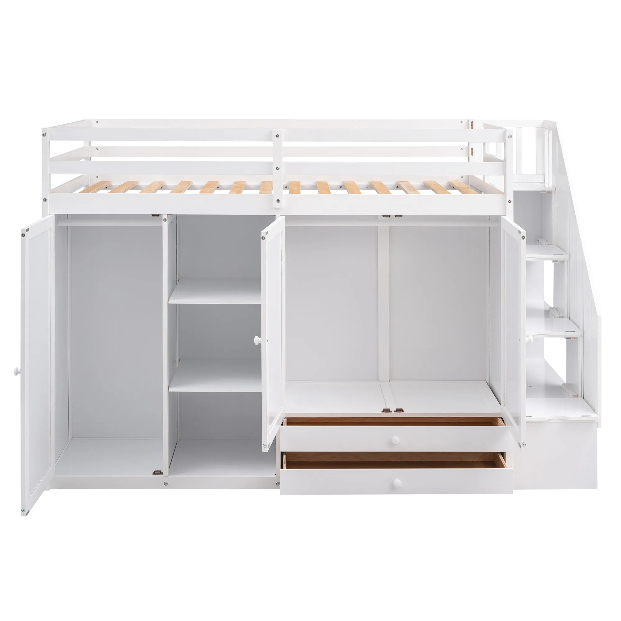 Lofty Haven: The Ultimate Storage Bed
