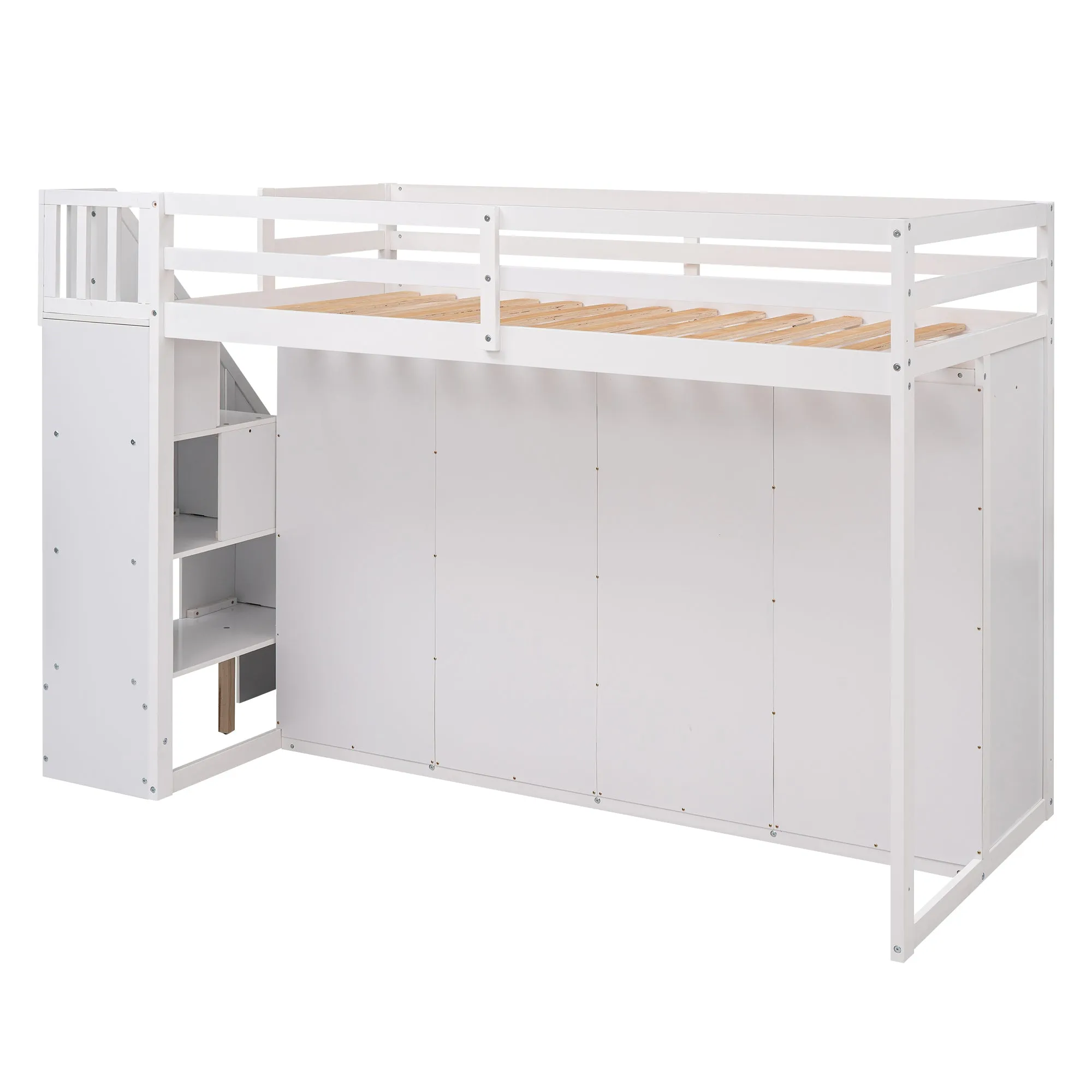 Lofty Haven: The Ultimate Storage Bed