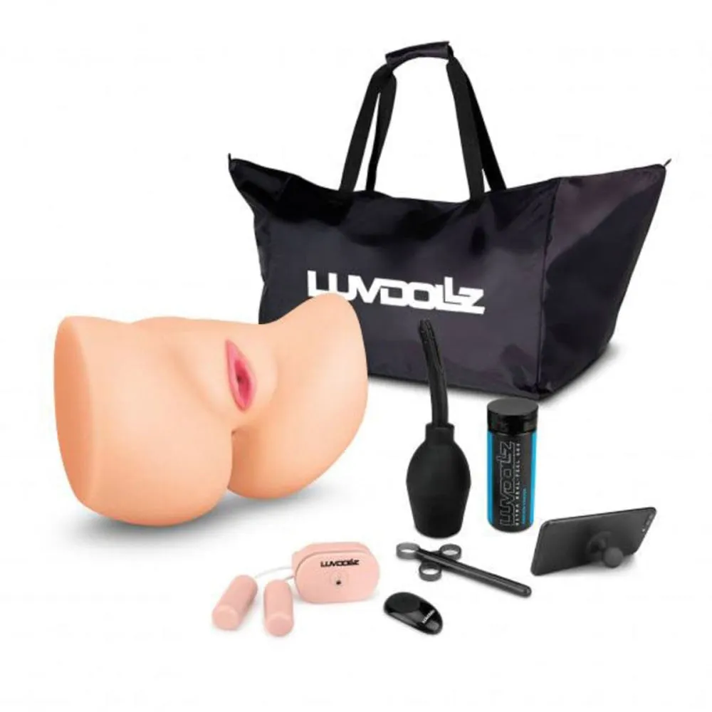 Luvdollz Remote Control Spread Eagle Pussy & Ass Flesh