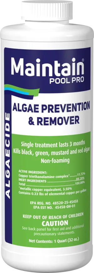Maintain Algae Prevention & Remover 11.72% Copper Algaecide