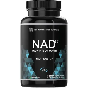 Multivitamin HPN High Performance Nutrition NAD3 NAD  Booster 311 mg, 120 capsules