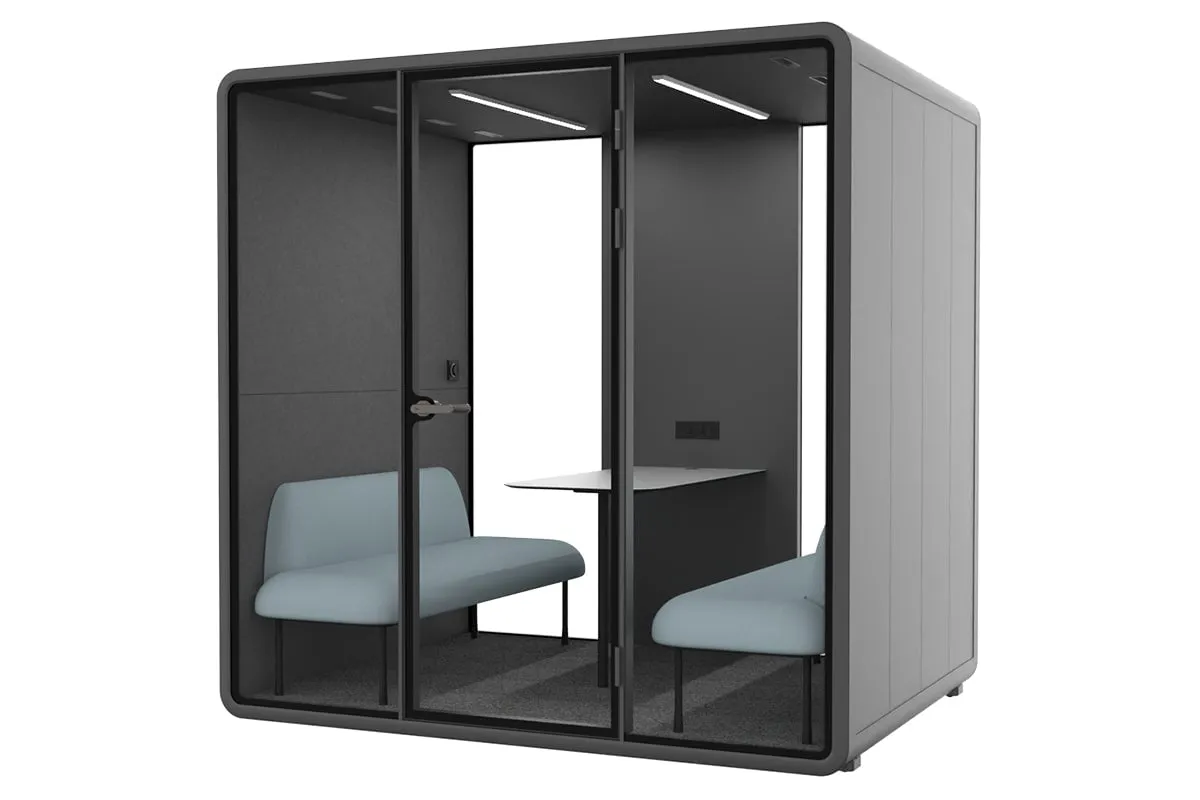 Nest 4 Person Meeting Booth [Echo Panel]