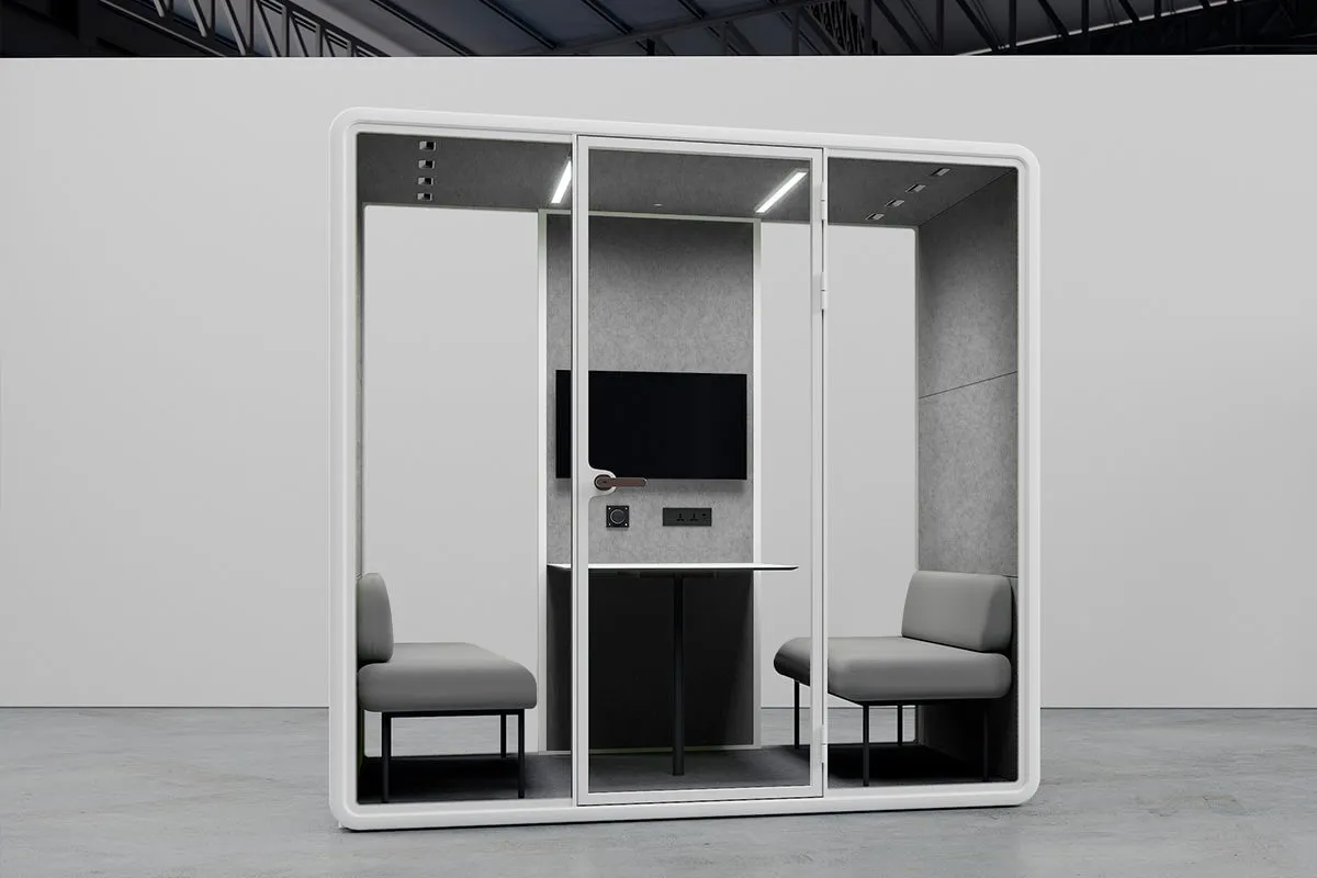 Nest 4 Person Meeting Booth [Echo Panel]