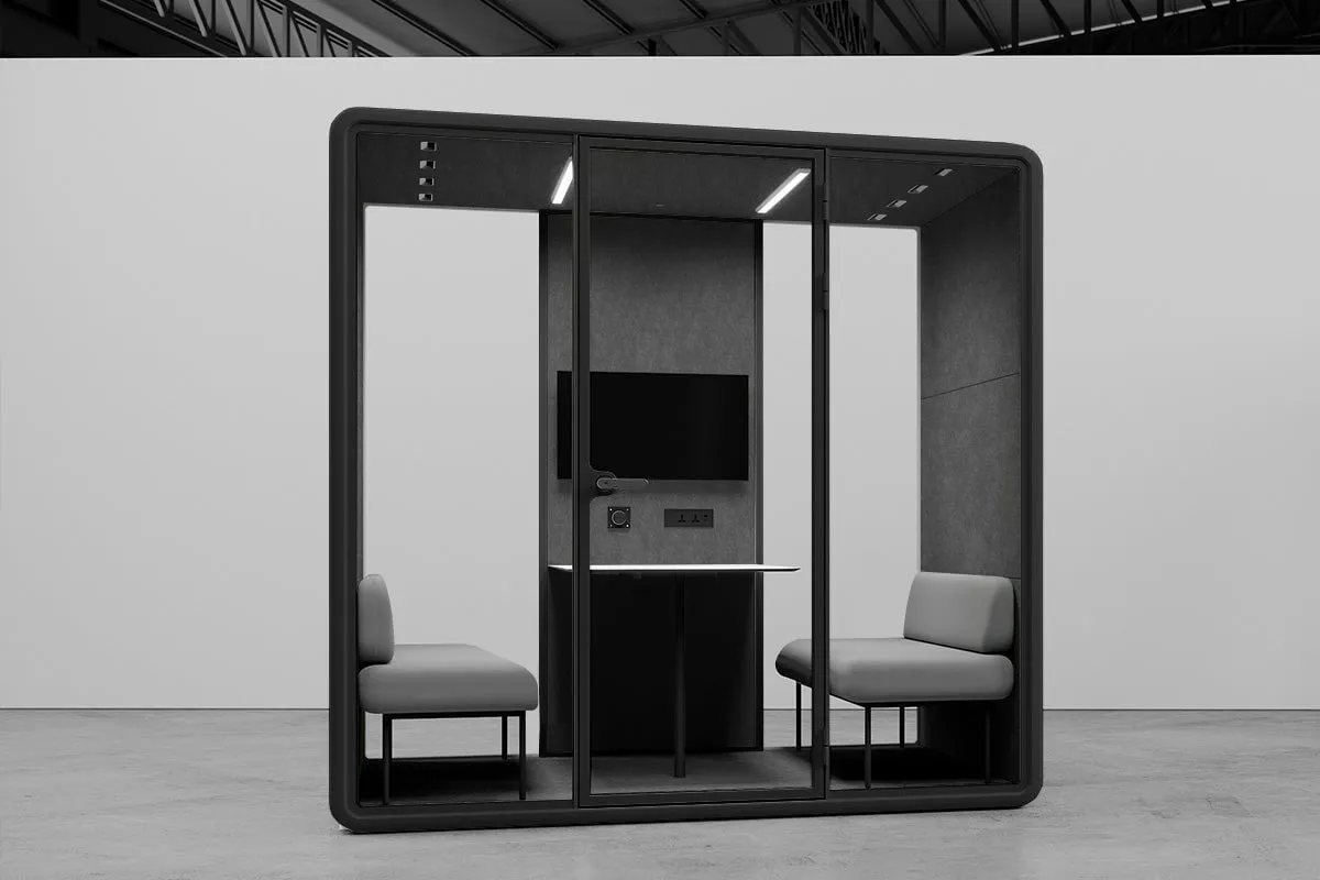 Nest 4 Person Meeting Booth [Echo Panel]