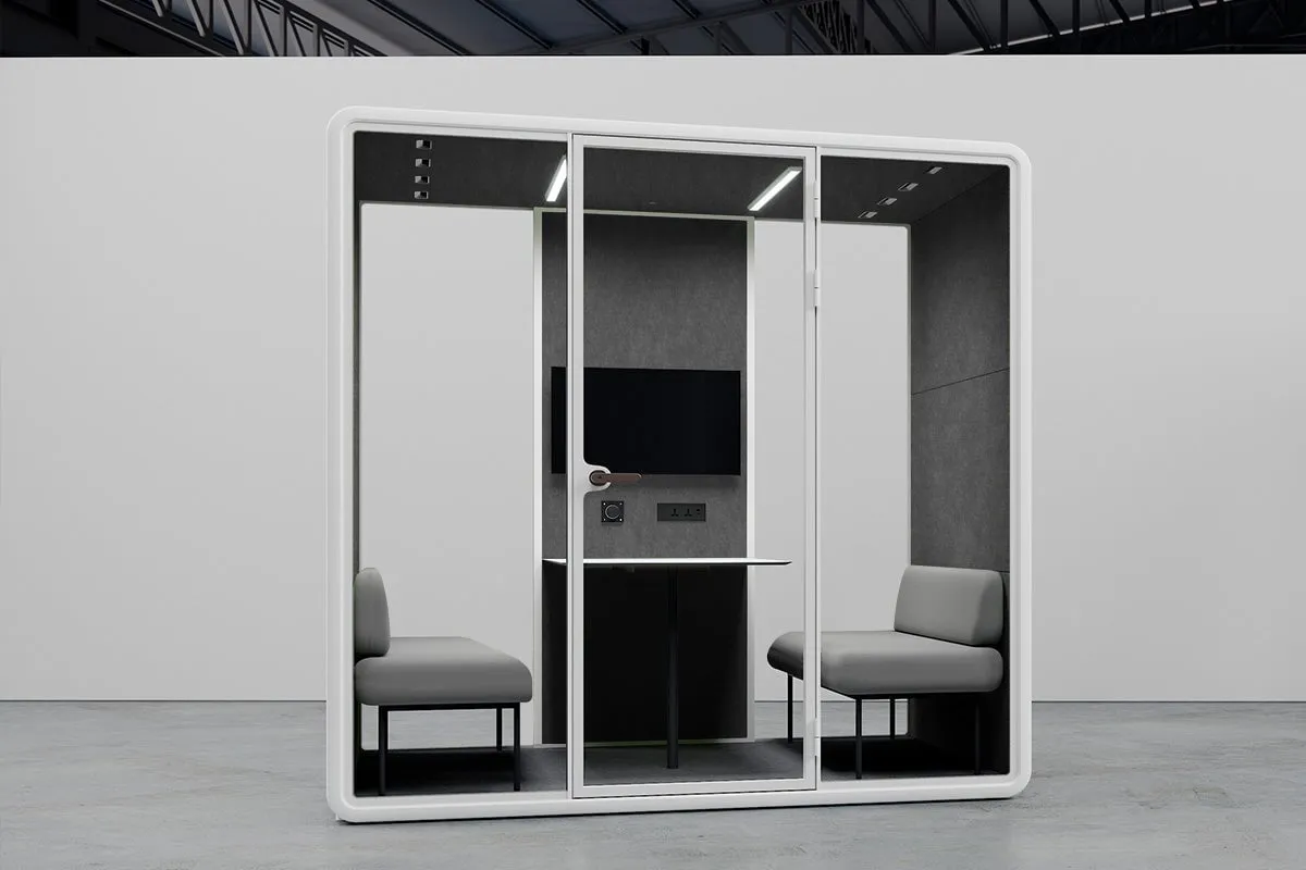 Nest 4 Person Meeting Booth [Echo Panel]