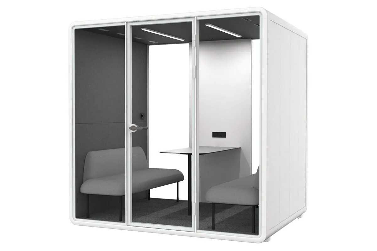 Nest 4 Person Meeting Booth [Echo Panel]