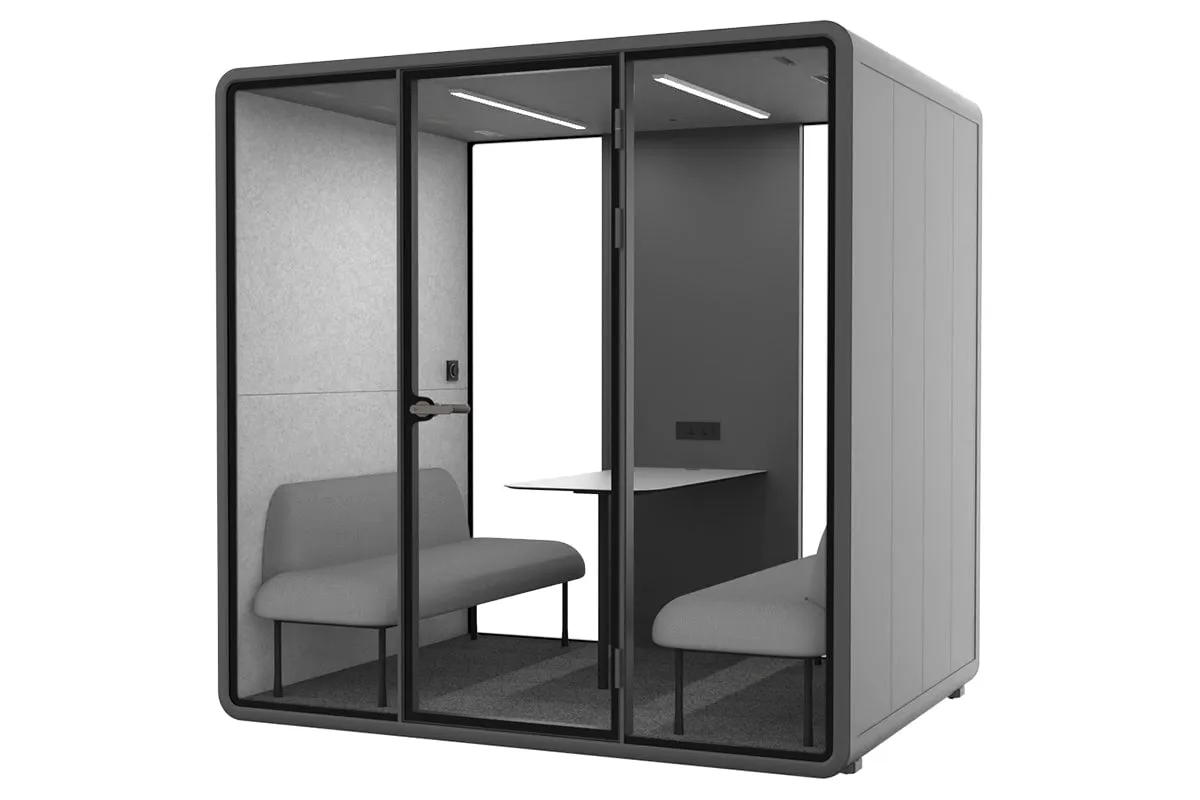 Nest 4 Person Meeting Booth [Echo Panel]