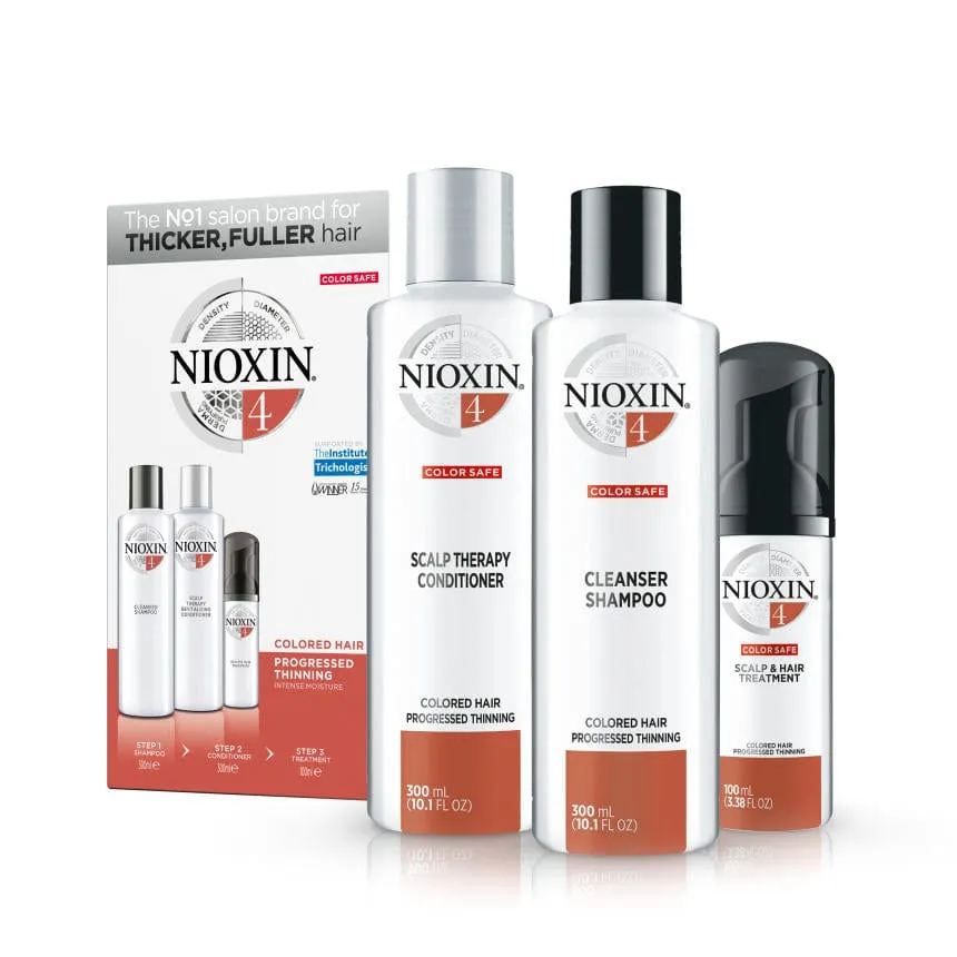 Nioxin System Trial Size Kit 4 (for progressed thinning and coloured/damaged hair)