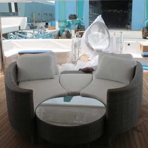 Outdoor Furniture Wicker Day Bed - Resting Place