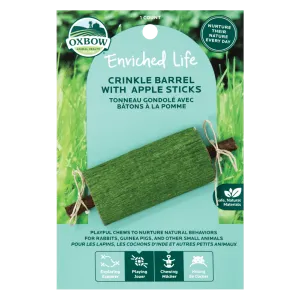 Oxbow Enriched Life - Crinkle Barrel with Apple Sticks