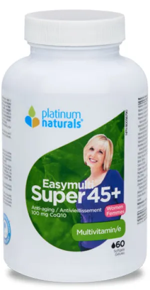 Platinum Naturals Easymulti Super 45  Women's Multi (60 Softgels)