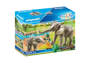 Playmobil Family Fun Elephant Habitat