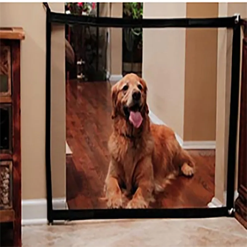 Portable Folding Pet Separation Barrier Dog Obstacle Safety Fence  Valla para perros y mascotas, puerta de seguridad