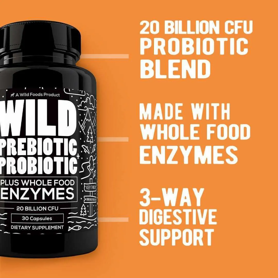 Prebiotics & Probiotics, 30 servings – Gut Health & Digestion Support