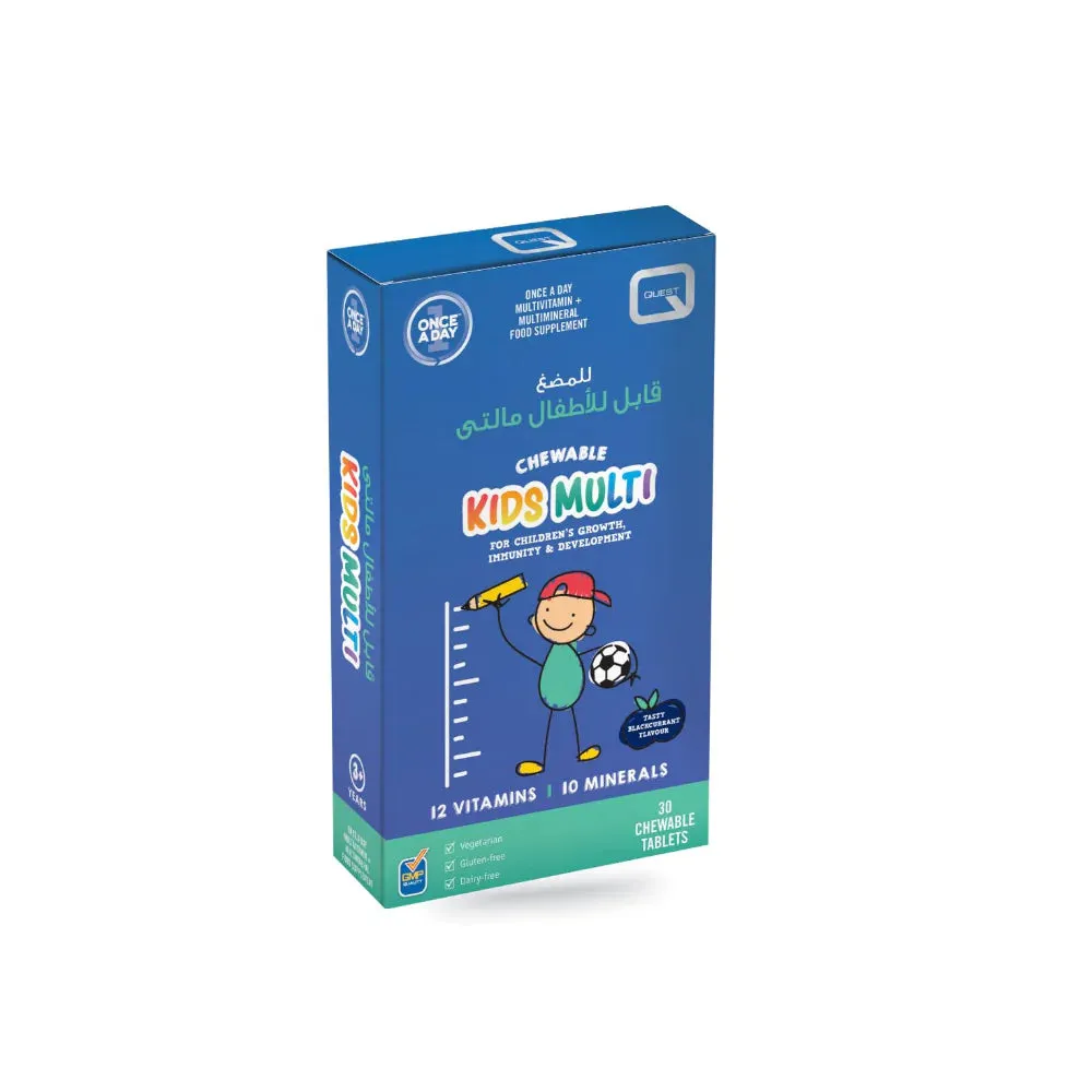 Quest Once A Day Kids Multivitamins 30 Tablets