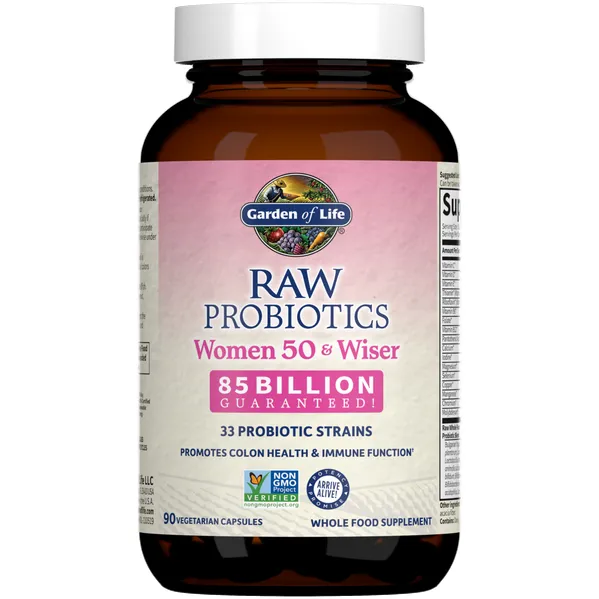 RAW Probiotics Women 50 & Wiser 90 Vcaps by Garden Of Life