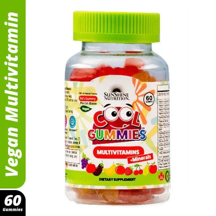 Sunshine Nutrition Cool Gummies Vegan Multivitamin 60's