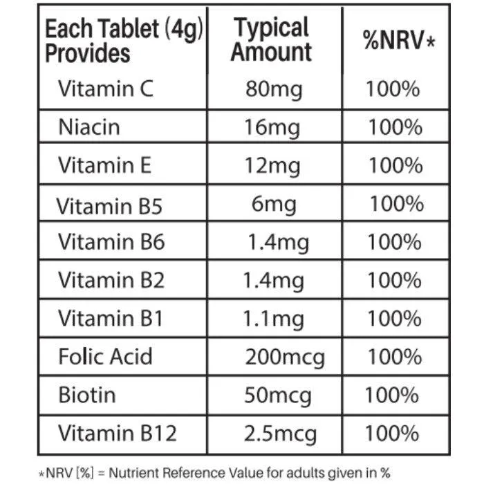 Sunshine Nutrition Multivitamin Efferv Orange Lemon Tabs 20's