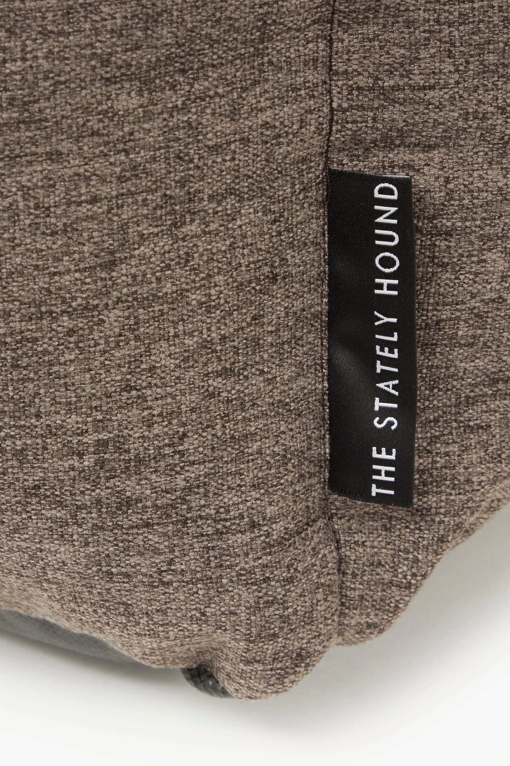 Taupe Brown Nest Dog Bed | Plush Comfort & Modern Style