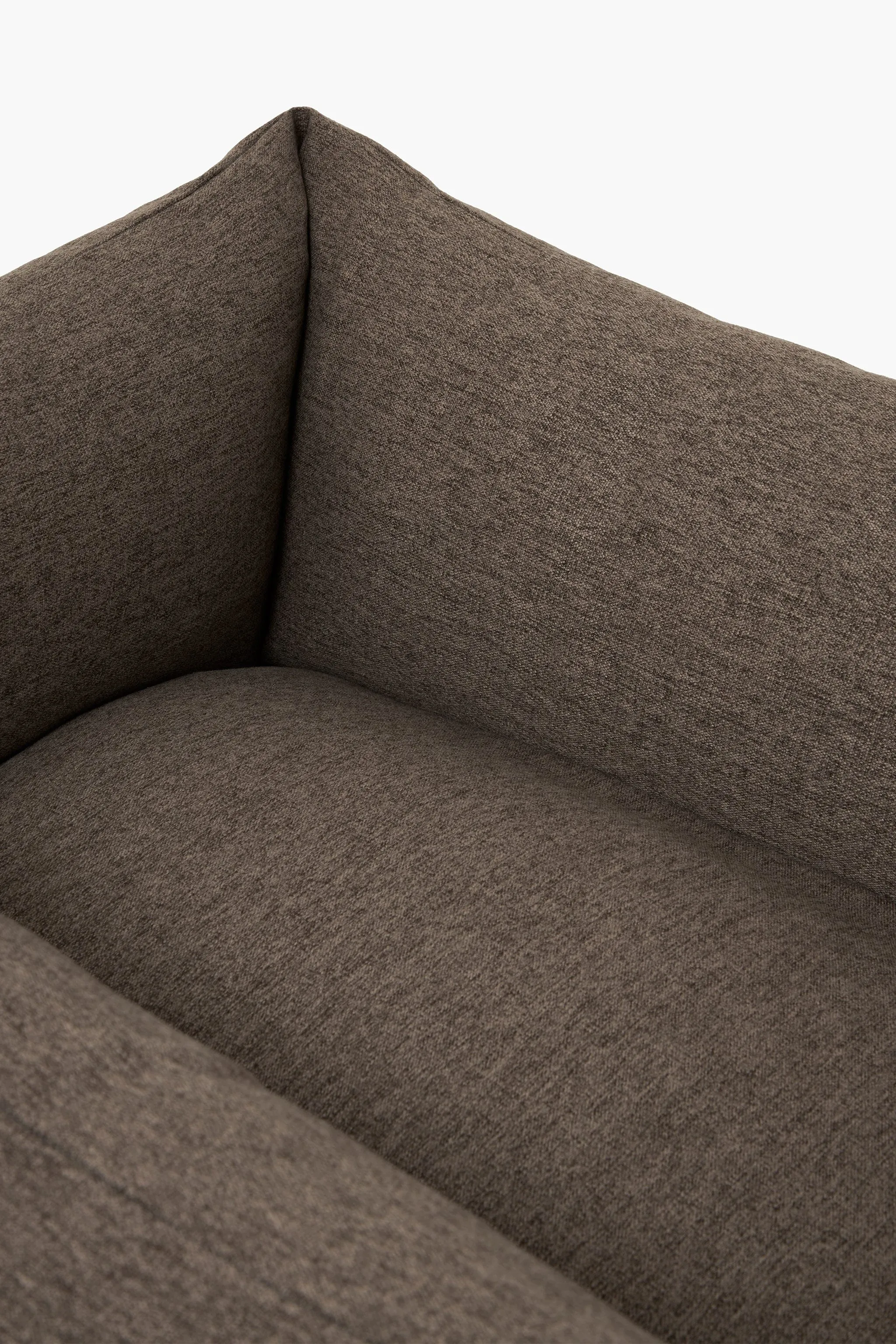 Taupe Brown Nest Dog Bed | Plush Comfort & Modern Style