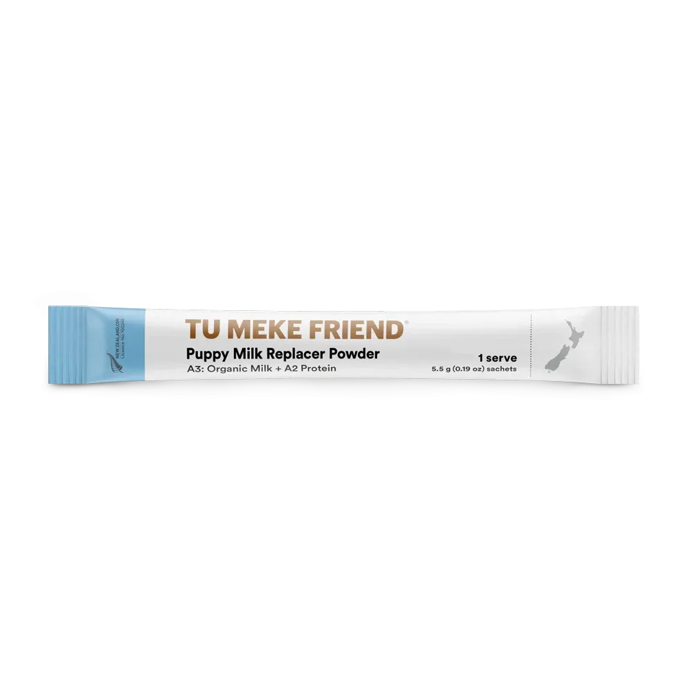 Tu Meke Friend A3 Organic Milk Replacament Powder with A3 Protein for Puppies 5.5g Sachet ***