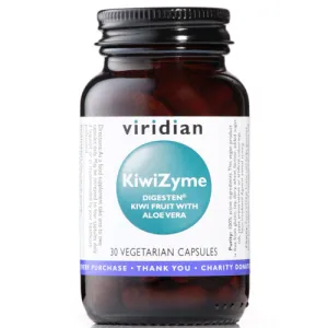 Viridian KiwiZyme 500mg with Aloe Vera 30 Capsules