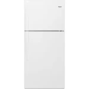 Whirlpool 30-inch, 19.14 cu.ft. Freestanding Top Freezer Refrigerator with Flexi-Slide™ Bin WRT519SZDW