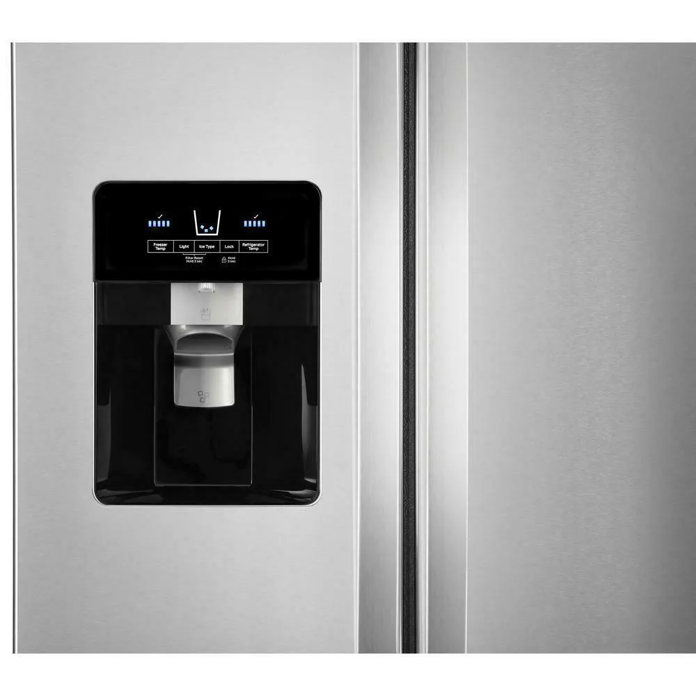 Whirlpool WRS321SDHZ 33-inch Wide Side-by-Side Refrigerator - 21 cu. ft.