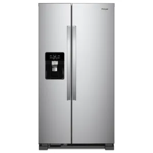 Whirlpool WRS321SDHZ 33-inch Wide Side-by-Side Refrigerator - 21 cu. ft.