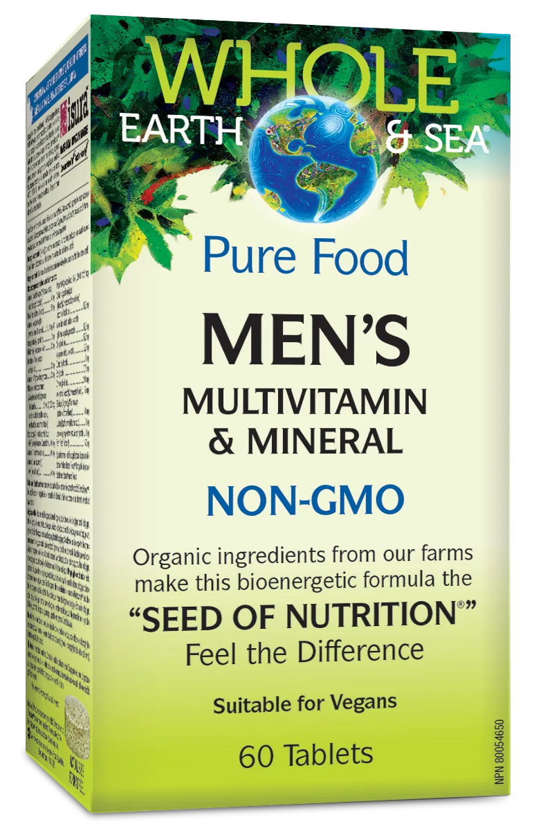 Whole Earth & Sea Men's Multivitamin NON-GMO 60 Tablets