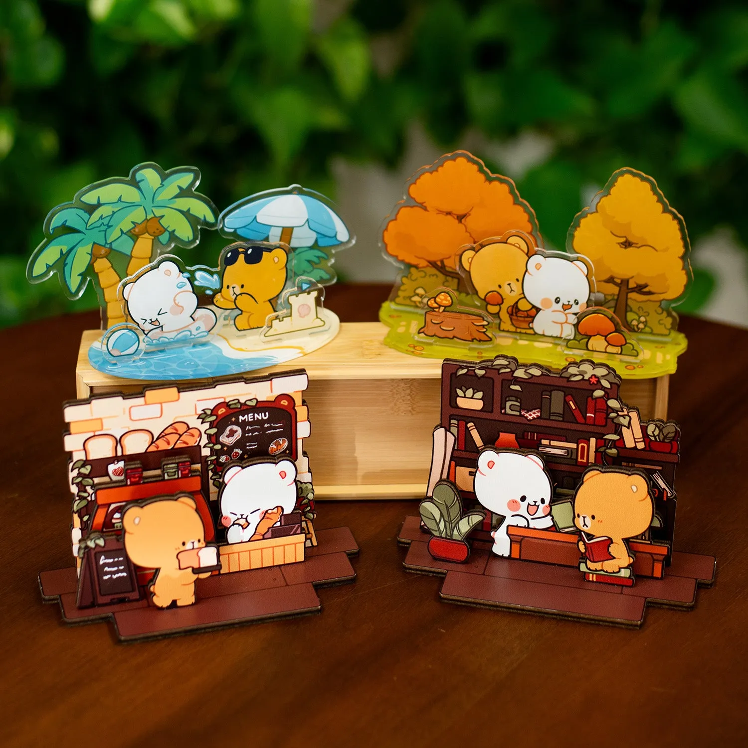 Wooden Standee - Cozy Bakery