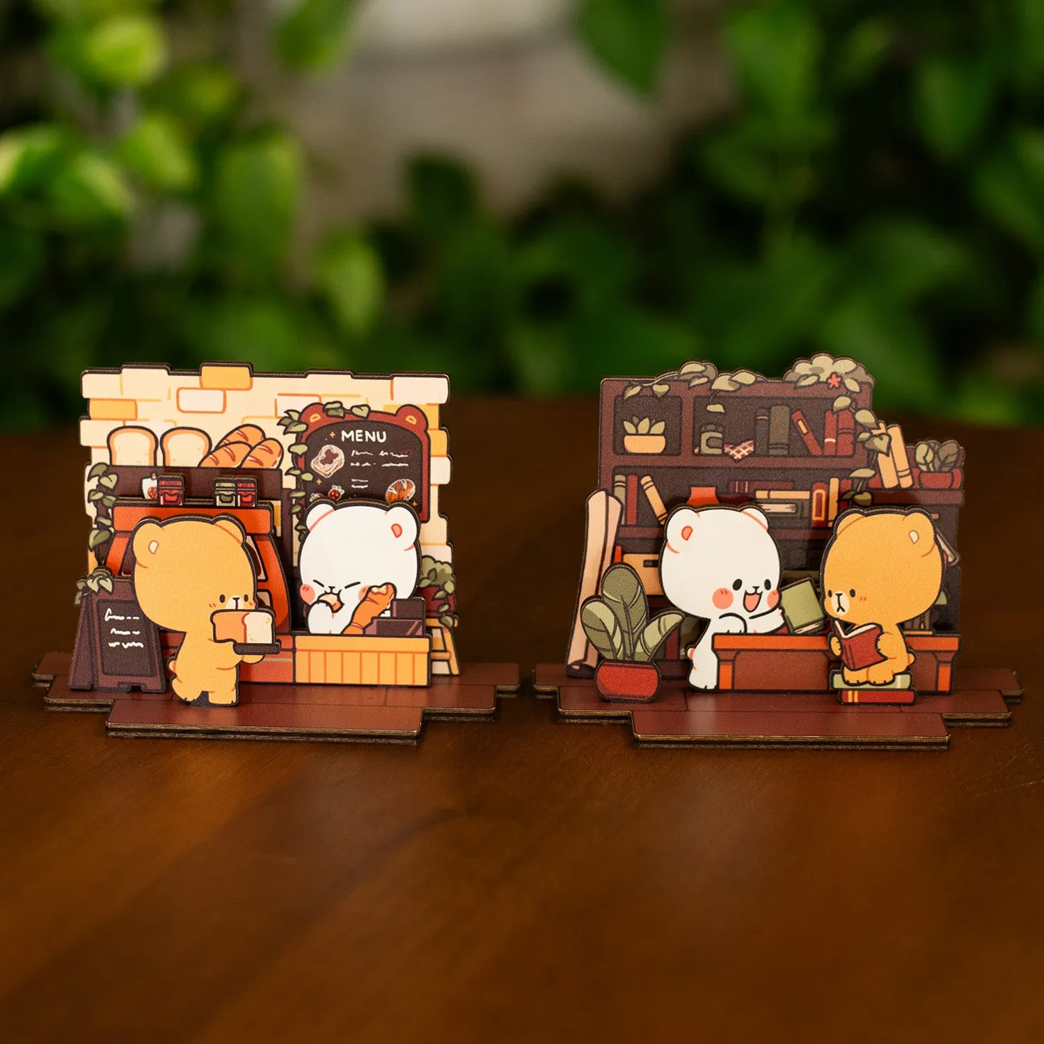 Wooden Standee - Cozy Bakery