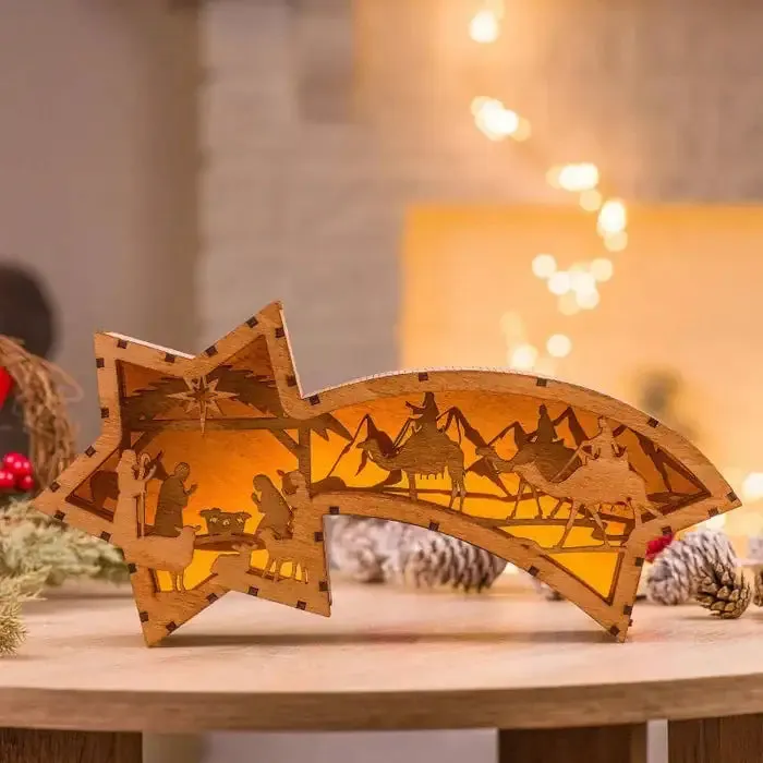 Wooden Wonderlights - Christmas Ornaments