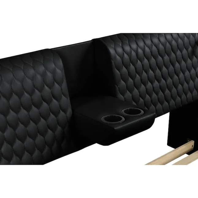 Zoya Smart Multi-Functional Black Bed